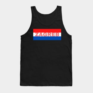 Zagreb City in Croatia Tank Top